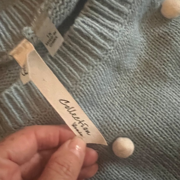 Ugly Christmas  Sweater  Collection Woman 1X Plus Scotty Dogs Blue snow pomp pom - Picture 11 of 14